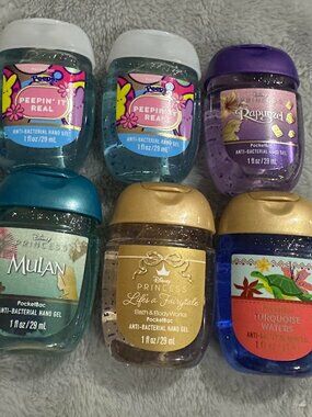 (6) Bath and Body Works PocketBac Hand Sanitizers